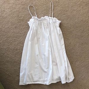 Cotton white dress